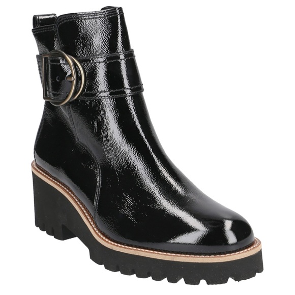 Paul Green patent leather ankle Boots US OR